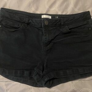 LC Lauren Conrad Black jean shorts